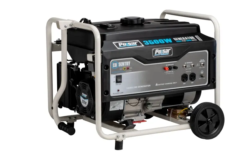 Pulsar High-Quality 3500W Generator rated 3000W CO Alert, PG3500MRCO