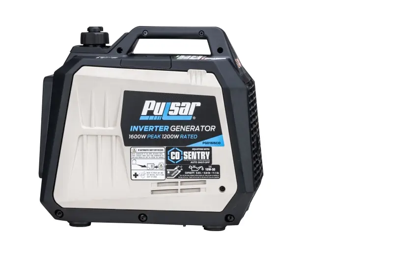 Pulsar Inverter Generator rated 1600W Peak 1200W rated CO Alert, PGD16ISCO