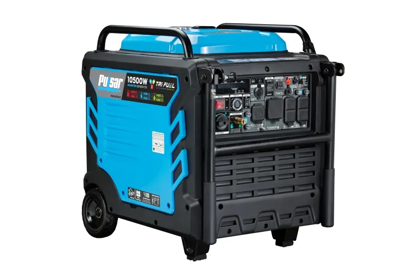 Pulsar Quick-Release Tri-Fuel Inverter Generator rated 8500W(Gas)/8000W(LPG)/6800W(NG) and Peak 10500w(Gas)/9500w(LPG)/840...
