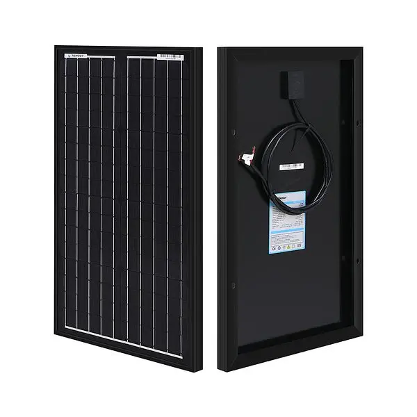 Renogy Small 30 Watt 12 Volt Monocrystalline Solar Panel (New Edition), RNG-30D-SS