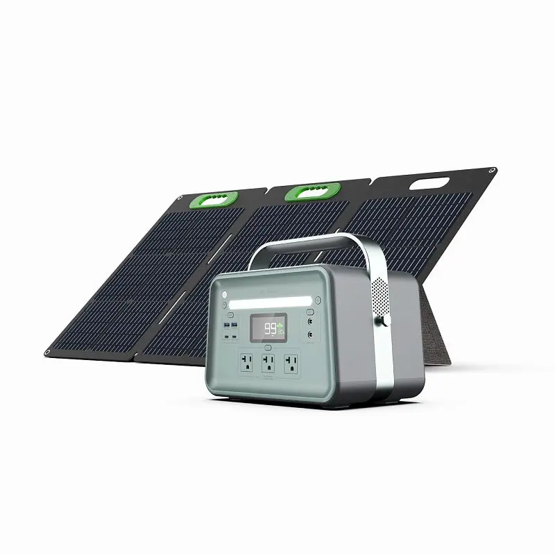 Yoshino Protected Travel-friendly Solid State 660W Solar Generator Incorporates (1) 100W Solar Panel, K6SP11
