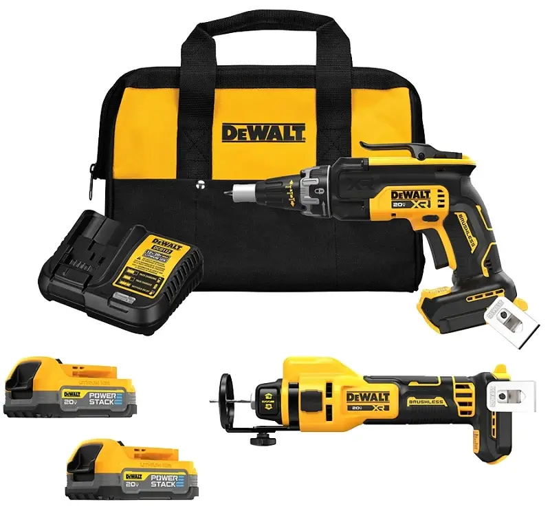 DEWALT DCK265E2 Combo Tool Kit, Battery Included, 1.7 Ah, 20 V