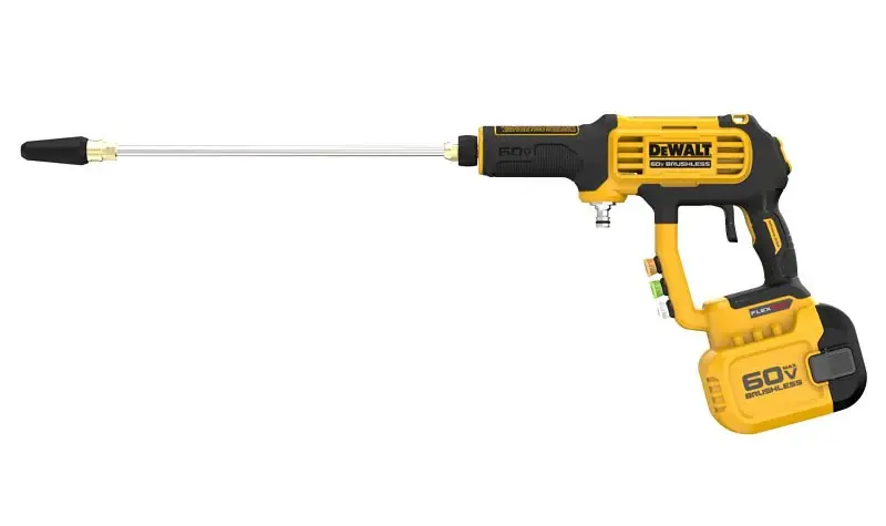 Hammer Action DEWALT DCPW1000X1 Power Cleaner Kit, Battery Included, 9 Ah, 60 V, 1000 psi Pressure