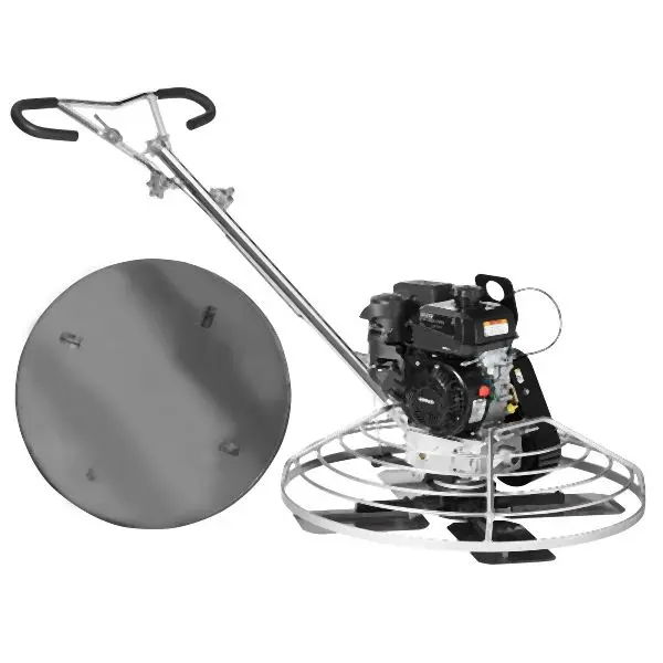 VEVOR Industrial-Strength Power Walk-Behind Cement Trowel 38" 6HP Gas-Powered Float Pan Blade, DLMDJS36INCHFI9LMV0