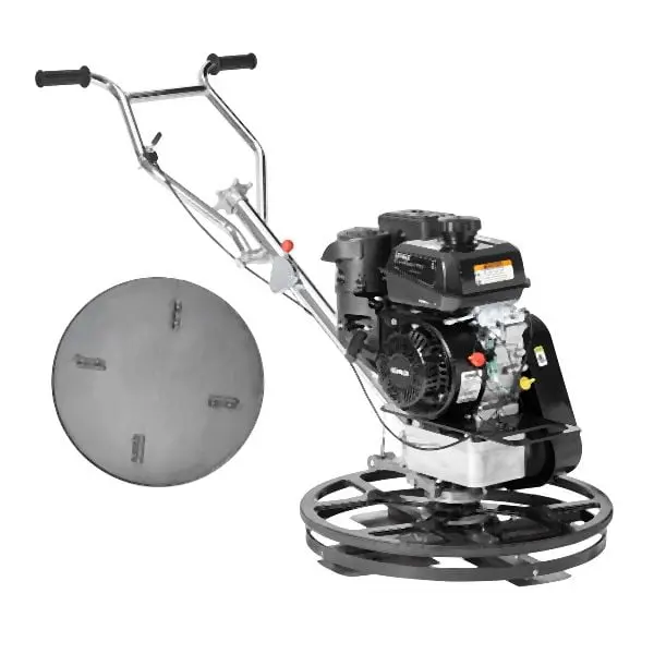 VEVOR Power Walk-Behind Cement Trowel 24" 6HP Gas-Powered Float Pan Blade, DLMDJS24INCHTM04PV0
