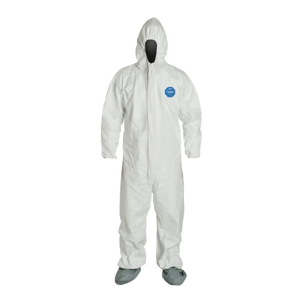 DuPont TY122S- Case 25: Tyvek 400 Disposable Protective Coverall, Chalk