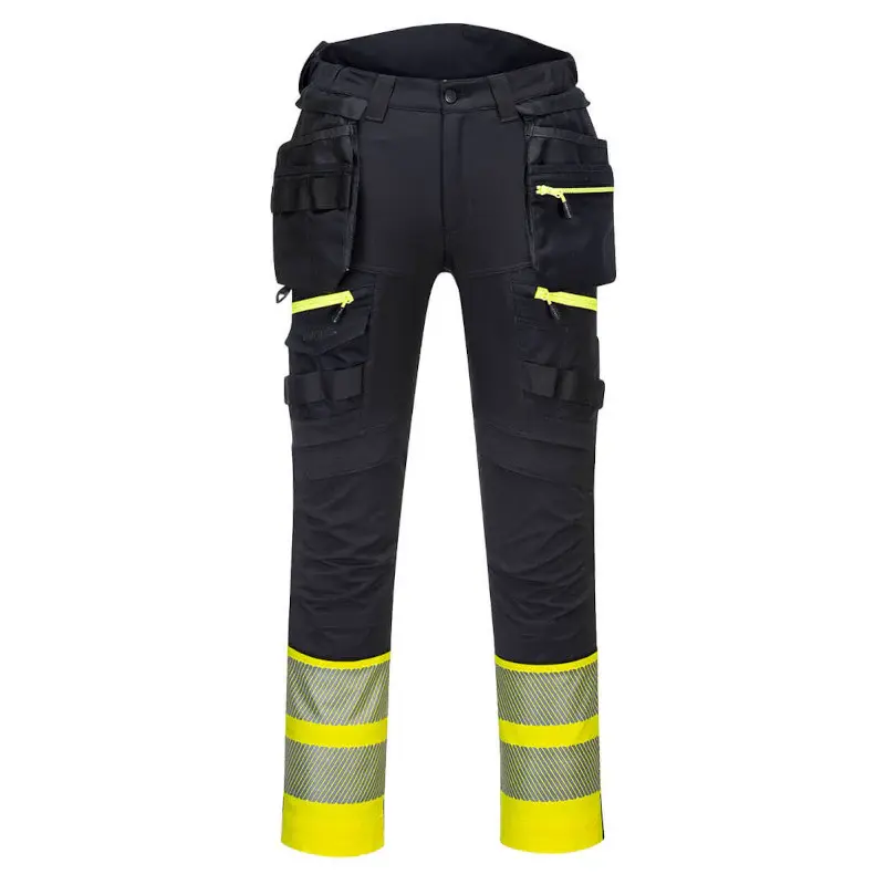 Portwest DX4 Hi-Vis Unclip Holster Pocket Class 1 Trousers