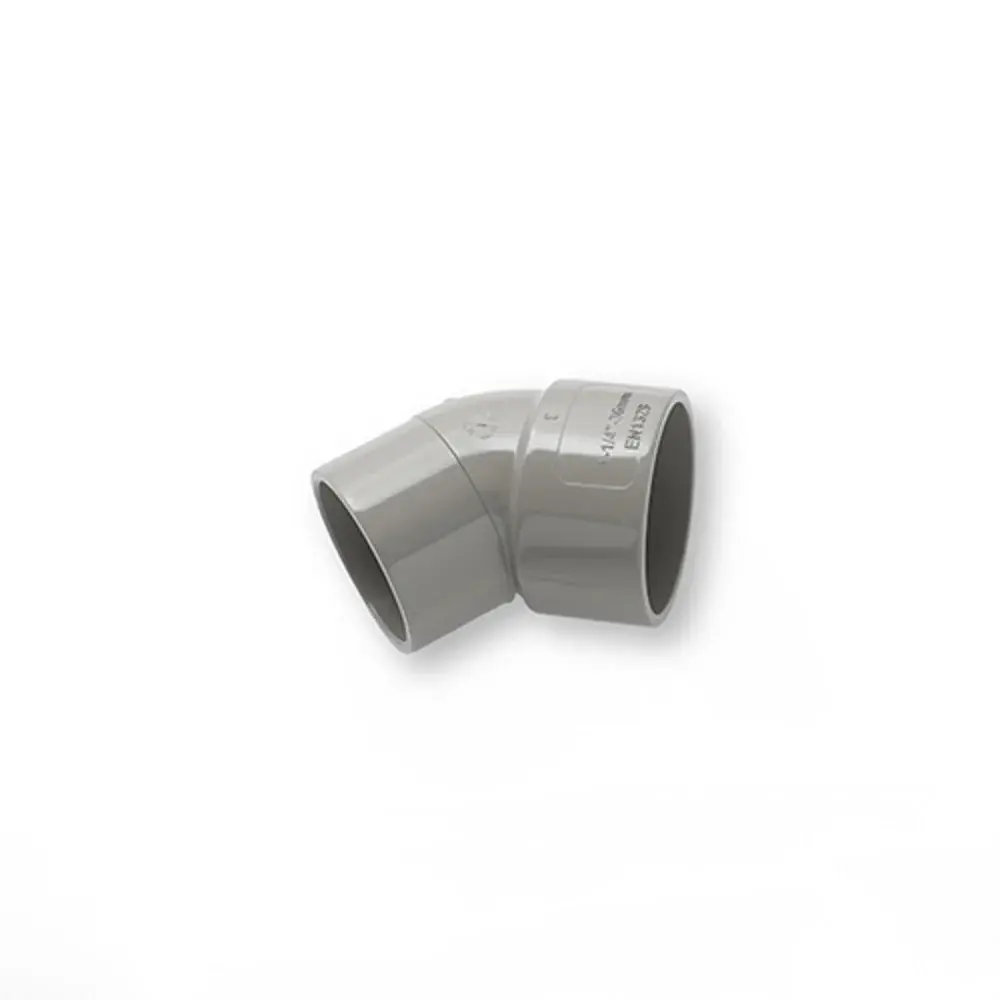 Primaplumb 32mm 45 Deg Spigot Bends Grey - PRIMPWSPB4532G - Indispensable Plumbing