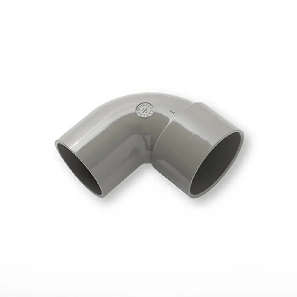 Primaplumb 40mm 90 Deg Spigot Bends Grey - PRIMPWCB9040G