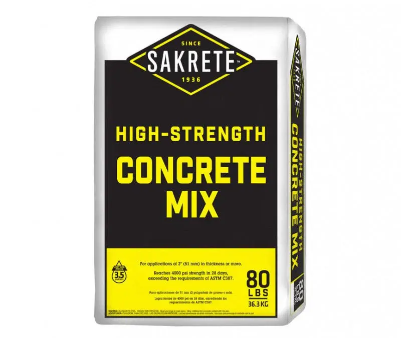 SAKRETE High Strength Concrete Mix, 80 lb