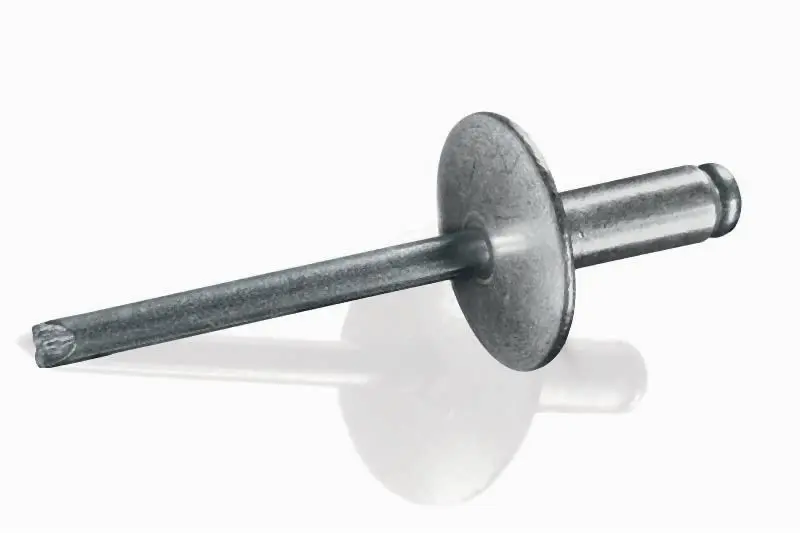 Goebel Open End Blind Rivet Aluminum/Aluminum 5/32" Large Flange Head, Grip Range: .063-.125, 500 Pieces, ABA-52LF
