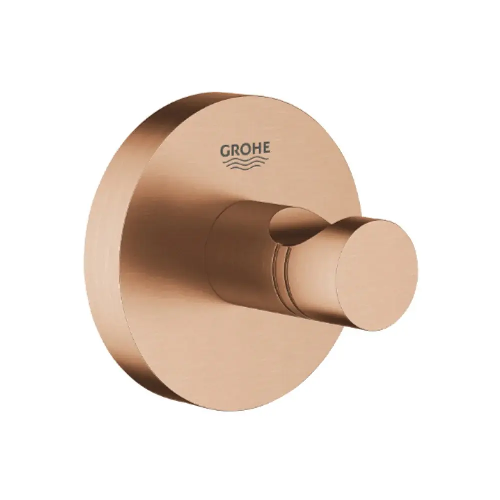 Grohe Essentials Robe Hook Brushed Warm Sunset - 40364DL1 - Vogue Bathroom Accessory