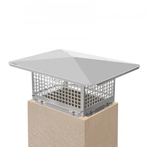 VEVOR Chimney Cap, 17" x 29" Flue Caps, 304 Stainless Steel Fireplace Chimney Cover, Adjustable Metal Spark Arre...