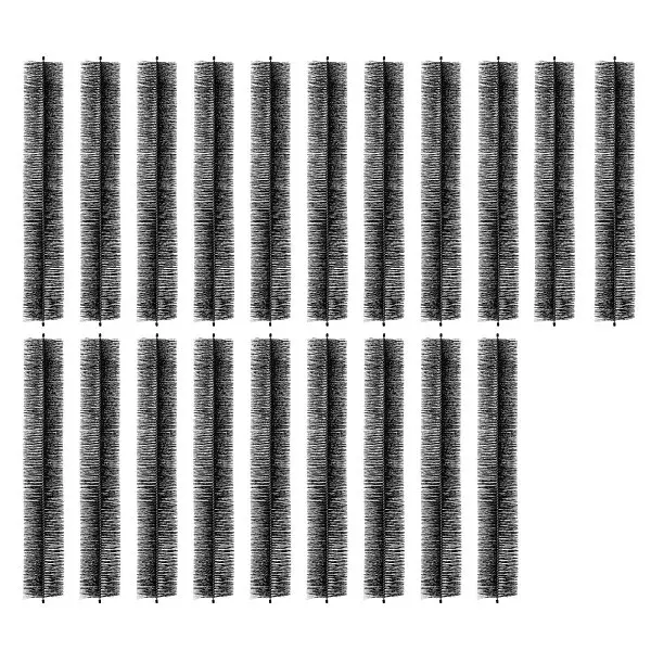 VEVOR Gutter Brush, 60 Feet Total Length, 5.25 inch Diameter Gutter Cleaning Tools, 20 Pieces, TGMS525INCH2ZCUZDV0