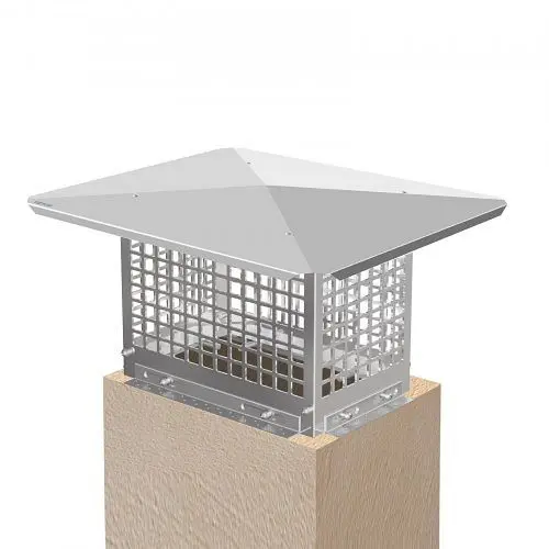 VEVOR Recyclable Chimney Cap, 8" x 13" Flue Caps, 304 Stainless Steel Fireplace Chimney Cover, Adjustable Metal ...