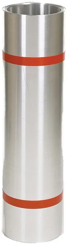 Amerimax 70424 Roll Valley Flashing, 10 ft OAL, 24 OAW, Galvanized Metal