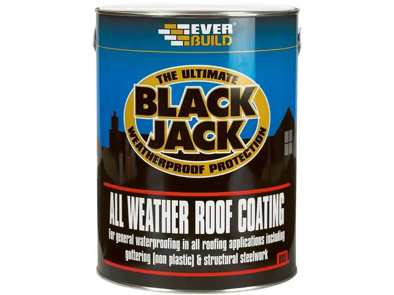 Everbuild Jet-black Jack 905 All Weather Roof Coating 5 litre