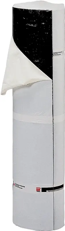 GAF 0915000MV Roofing Leak Barrier, 66.7 ft L, 36 W, Grp, Black