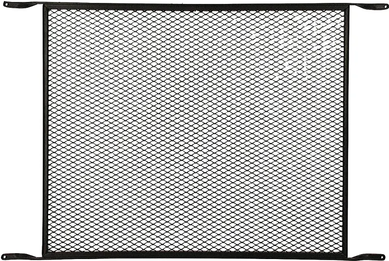 M-D 33381 Door Grill, 20.38 W, 34-1/4 H, Aluminum, Rustic gold
