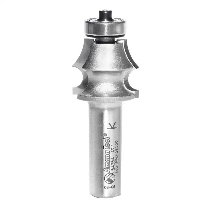 Amana Tool 54354 Edge Beading Drawing Line Router Bit, 1 x 2-3/4 inch, Carbide