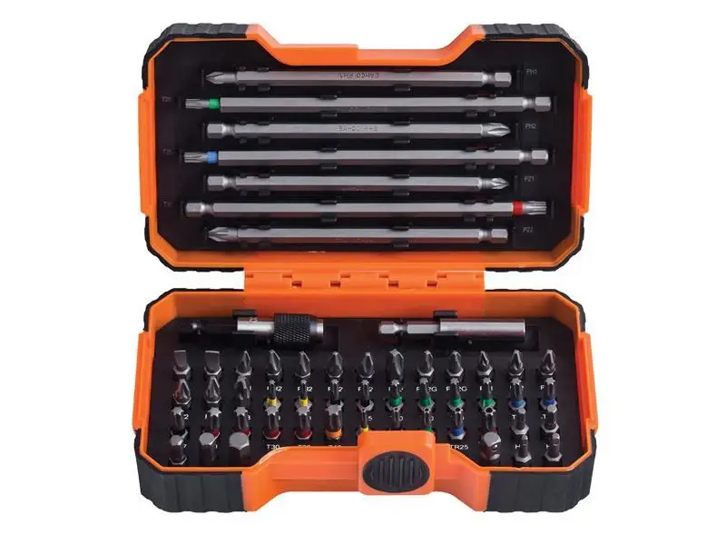 Bahco 59/S54BC Colour Coded Bit Adjust, 54 Piece
