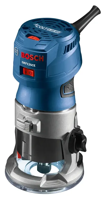 Bosch GKF125CEN Palm Router, 7 , 1/4 Collet, 16,000 to 35,000 rpm Load Speed