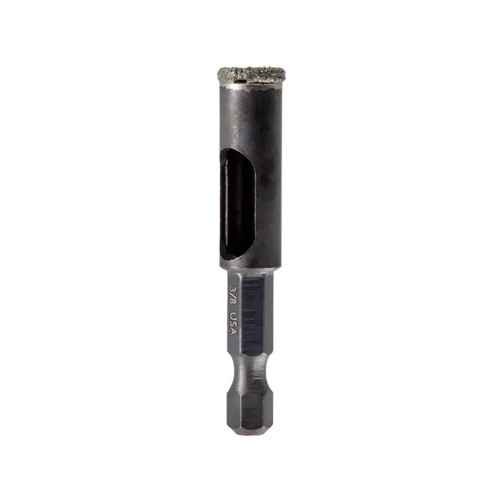 Diamond Arbored Hole Saw Bit, 3/8"