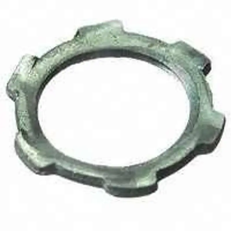 Halex 61910B Conduit Locknut, 1 , Zinc, Chromed