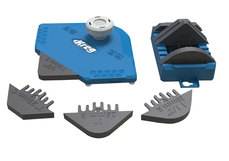 Kreg PRS1000 Corner Routing Guide Adjust, ABS, : Kreg Flush Trim Bits, Handheld Routers, Trim Routers, Router Tables
