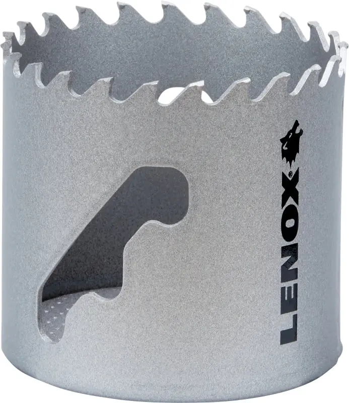 Lenox Speed Slot LXAH3238 Hole Saw, 2-3/8 Dia, Carbide Cutting Edge