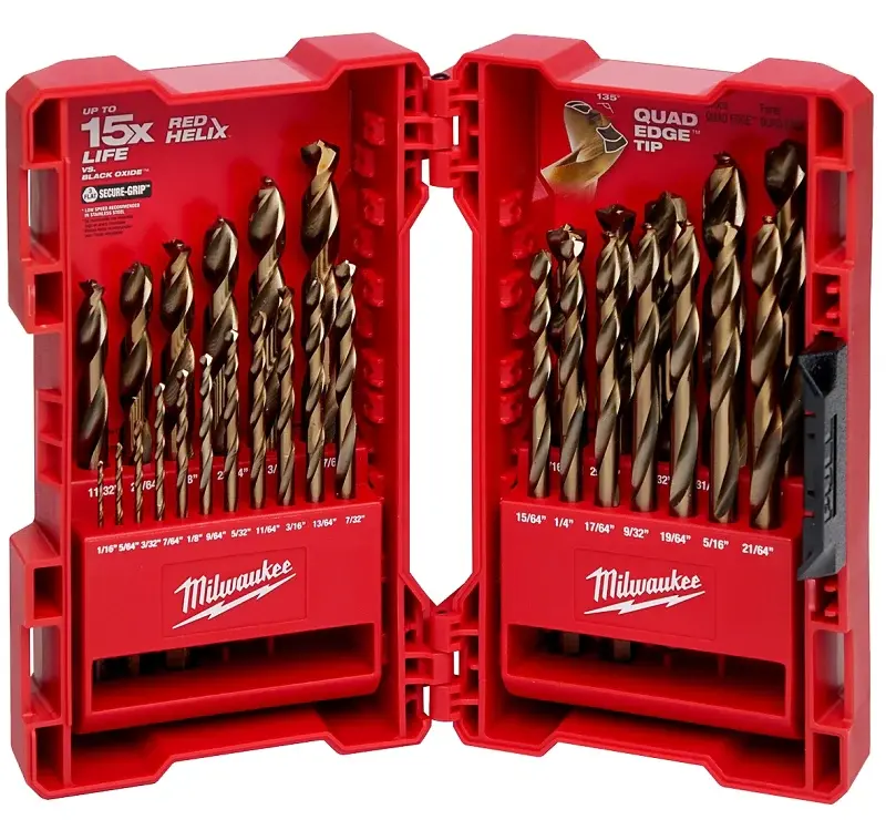 Milwaukee RED HELIX 48-89-2332 Drill Bit Place, 29-Piece, Cobalt