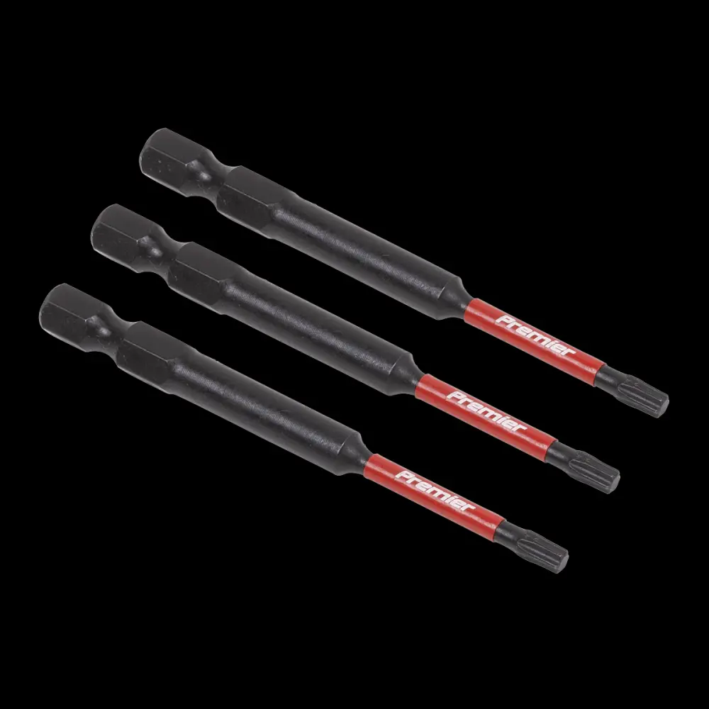 Sealey AK8266 TRX-Star* T15 Impact Power Tool Bits 75mm - 3pc