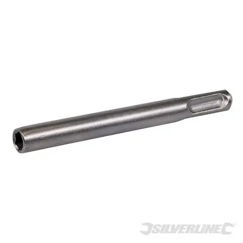 Silverline SDS Plus Bit Holder 100mm - 1/4" Hex - 656600