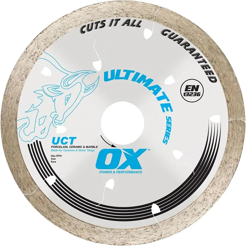 OX ULTIMATE UCT OX-UCT-10 Blade, 10 Dia, 5/8 Arbor, Continuous Rim