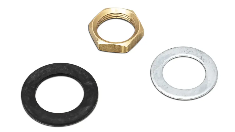 Wiper Arm Bezel, Nut & Gasket Kit (1 Side), 1966-77 Ford Bronco