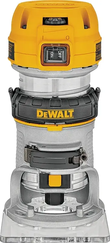 DEWALT DWP611 Streamlined Router LED, 7 , 16,000 to 27,000 rpm Load Speed, 1-1/2 Max Stroke
