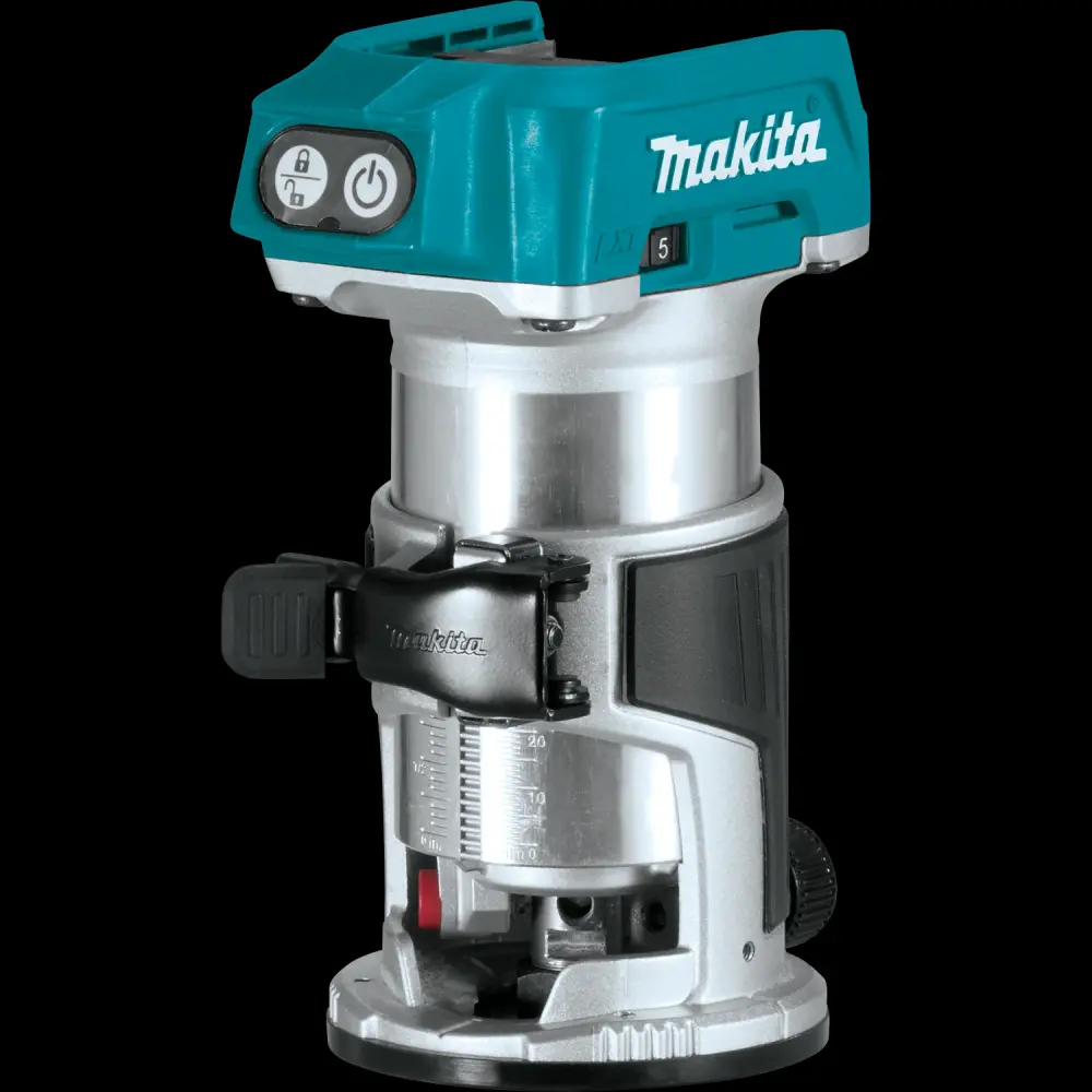 Makita 18 Volt LXT Lithium Ion Brushless Wireless Compact Router Factory Serviced (Tool Only)