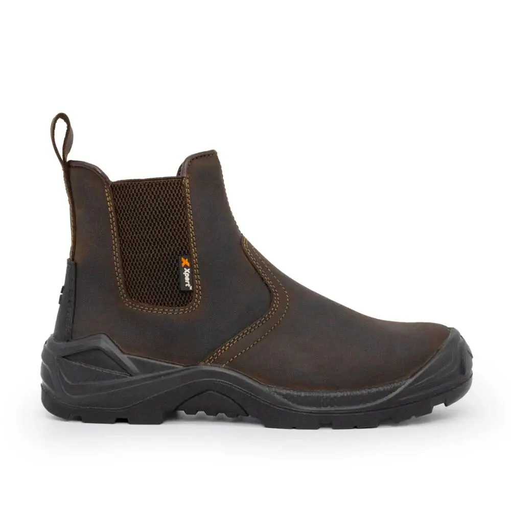 Xpert Defiant S3 Safety Dealer Boot Chocolate