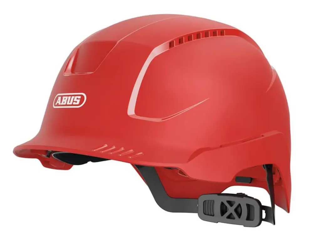 Abus Mechanical Scator Vented Safety Helmet Cherry