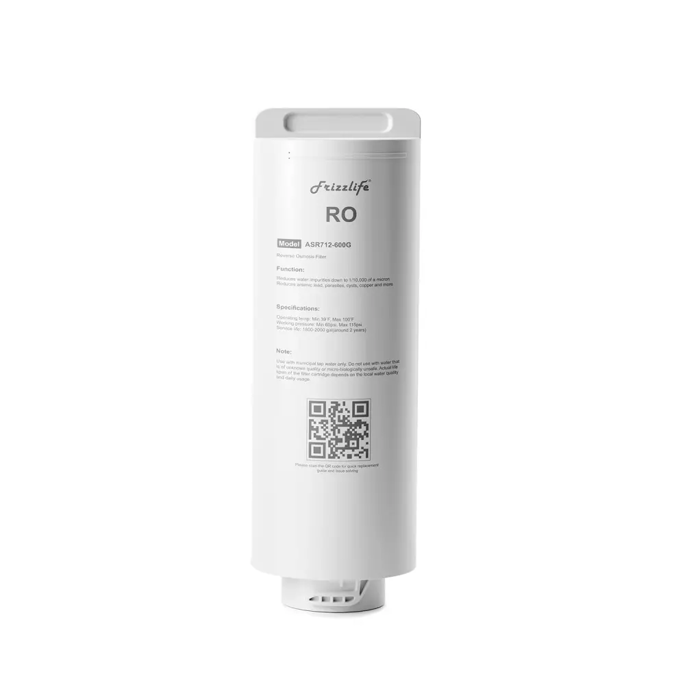 Frizzlife ASR712-600G Replacement RO Filter Cartridge PX600 Reverse Osmosis System(2nd Stage)