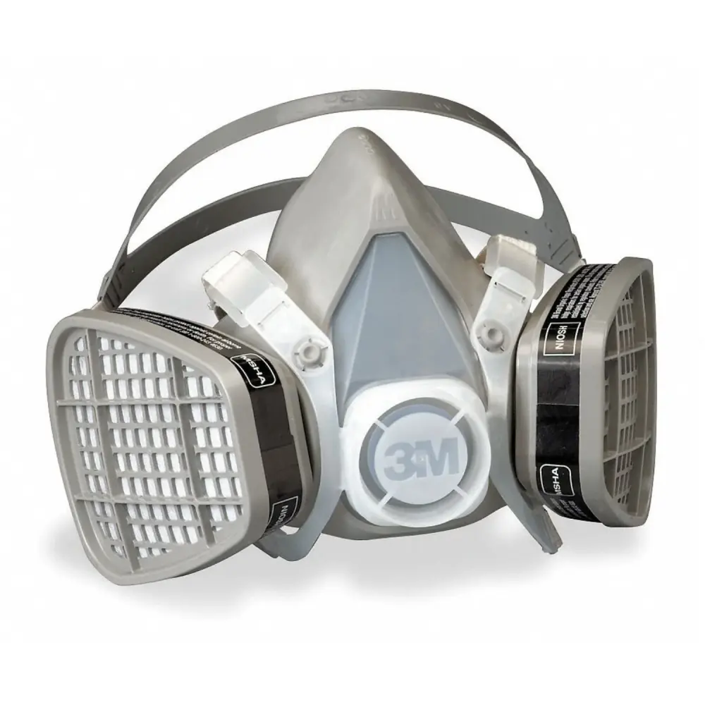 3M™ Half Facepiece Disposable Respirator Assembly 5201, Green Vapor, Medium