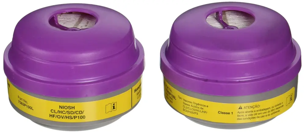 North 7583P100 Combination Filter P100/Organic Vapor/Acid Sas