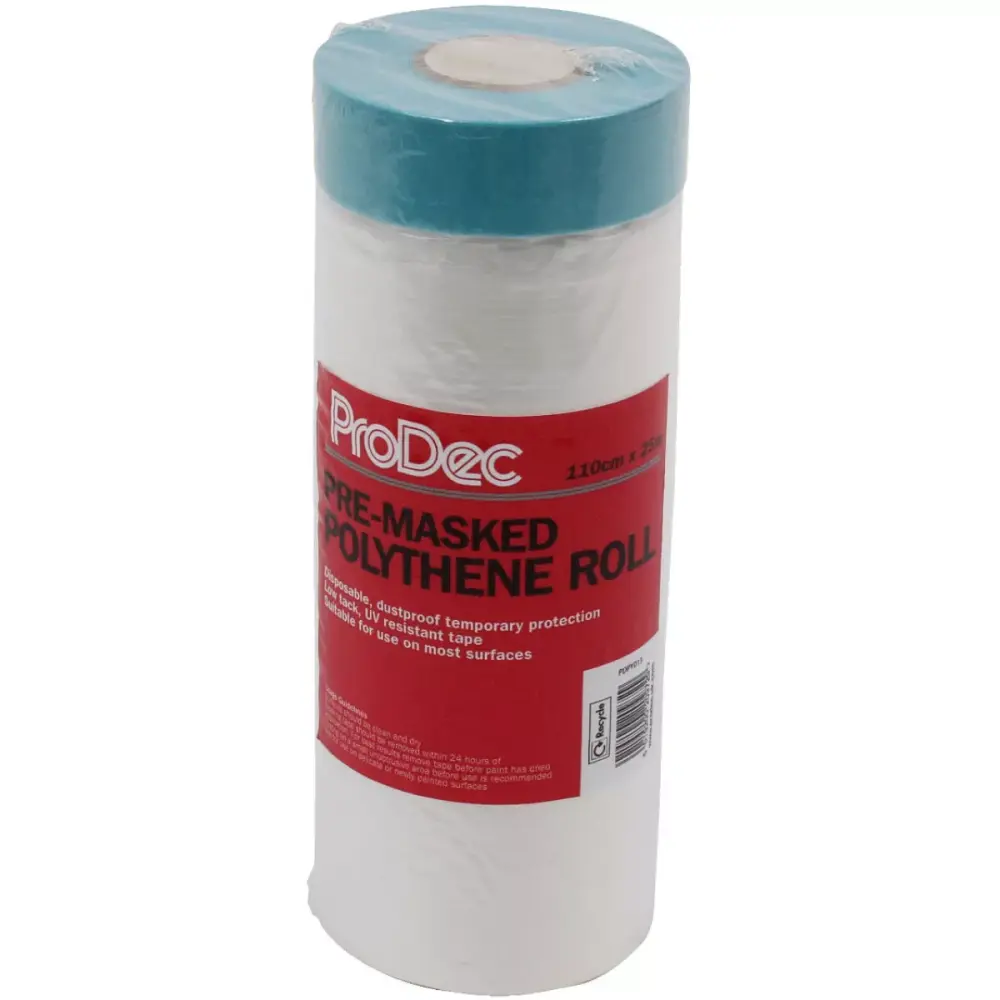 ProDec Pre Masked Poly Roll Compatible Hard Hats