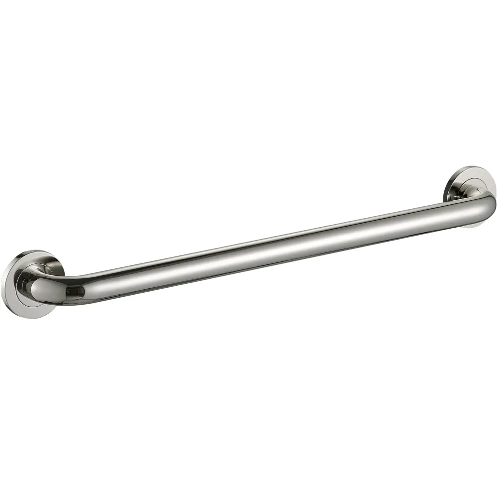 Adjustable Strap Barre d'appui ronde de 30 po - Nickel poli