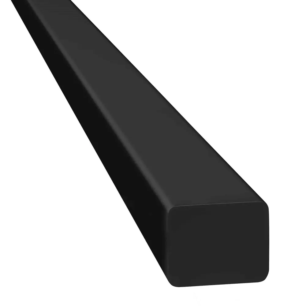 Handrail 1-5/8'' x 2'' x 8', Dull Black Lacquered