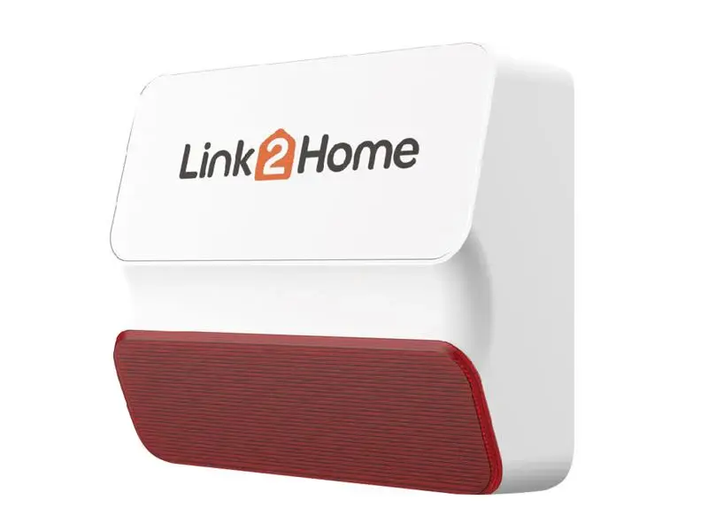 Impact Resistant Link2Home Connected Alarm External Siren