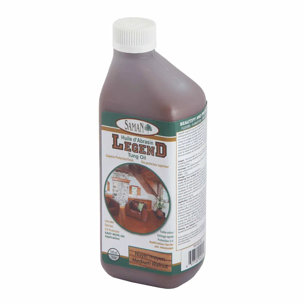 Medium Walnut Protective Tung Oil, 500 ml Adults