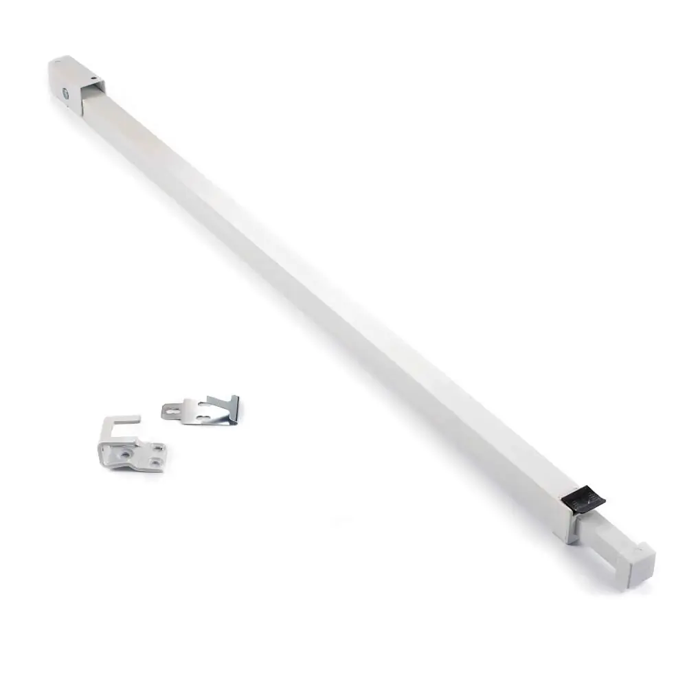 Patio Door Security Bar Anti-Lift Lock, Pearl