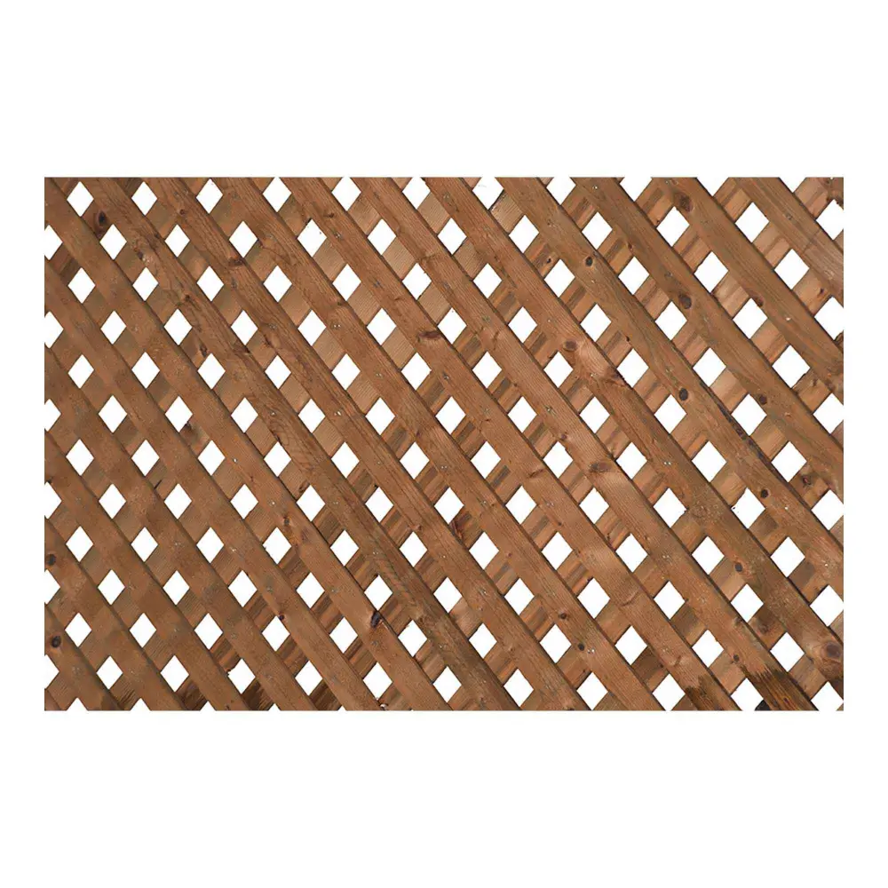 Sturdy Privacy Trellis Treated Wood, 4' x 8' x 1-1/4''