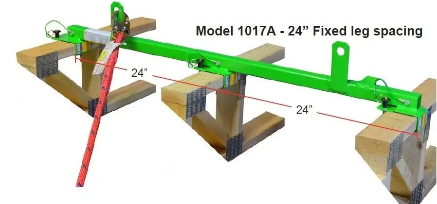 Super Anchor 2x4 Floor Joist Safety Bar - 24"OC x 48" Length 1017A